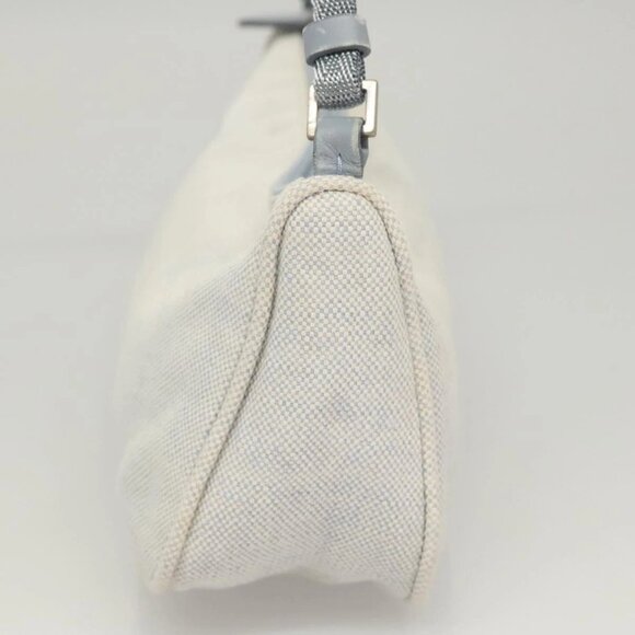 PRADA Sports Accessory Pouch Canvas Light Blue Silver - Picture 4 of 16